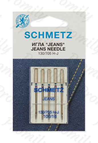 Иглы для джинсы №100, Schmetz, 5шт от магазина Promily в Краснодаре
