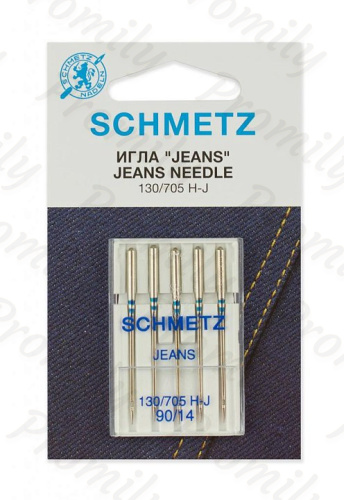 Иглы для джинсы № 90, Schmetz, 5шт от магазина Promily в Краснодаре