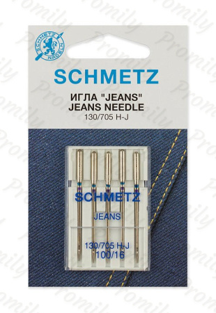 Иглы для джинсы №100, Schmetz, 5шт от магазина Promily в Краснодаре