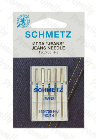 Иглы для джинсы № 90, Schmetz, 5шт от магазина Promily в Краснодаре